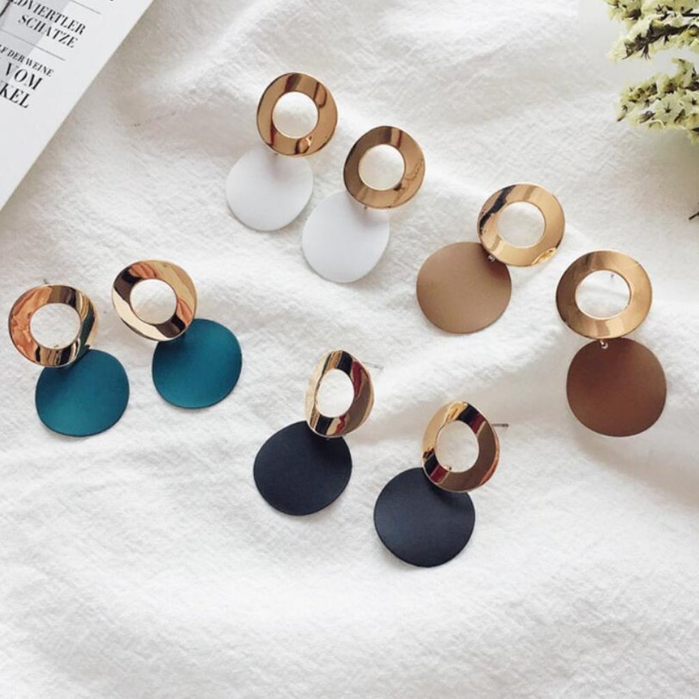 Earrings Women Ball Bohemian Hoop Drop Cute Trendy Elegant Jewelry Acces… - Picture 5 of 5